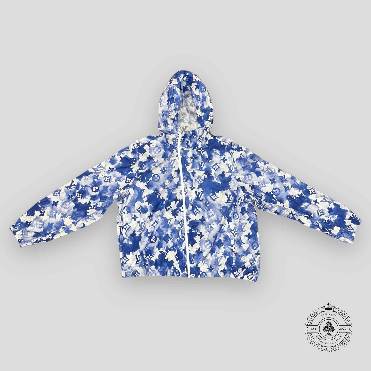 Louis Vuitton Watercolor Monogram Windbreaker - Blue