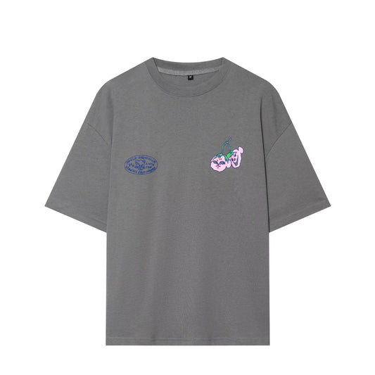 Printed Water Washed T-shirt