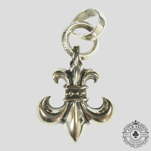 Chrome Hearts Fleur Pendant in Silver