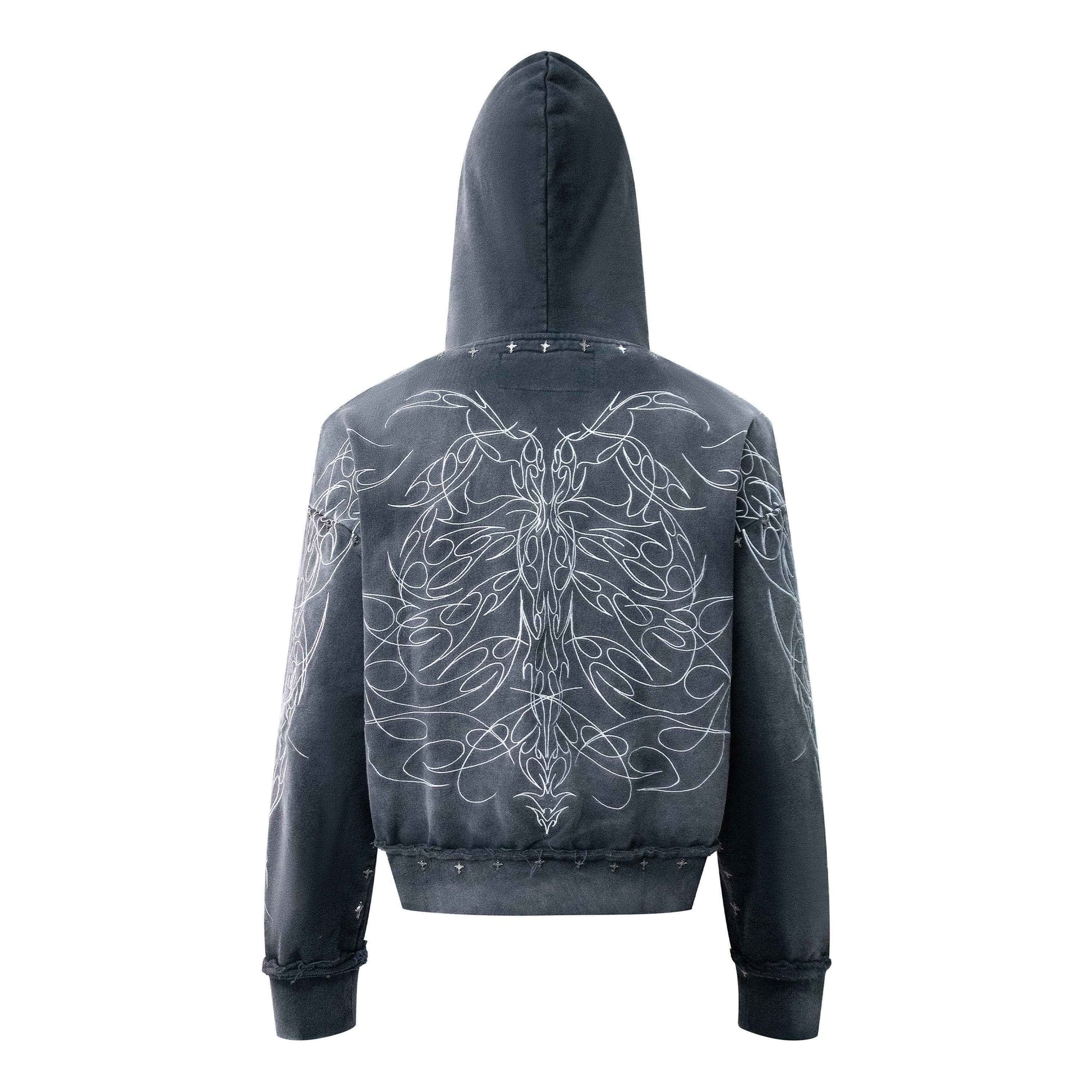 "DRKANGL" ZIP UP