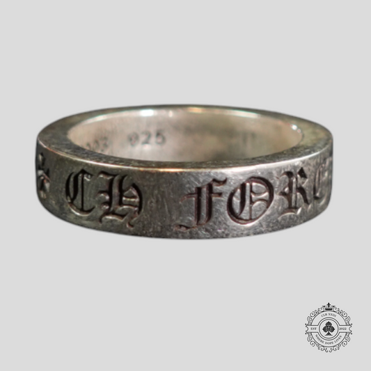 Chrome Hearts CH Forever Ring in Silver