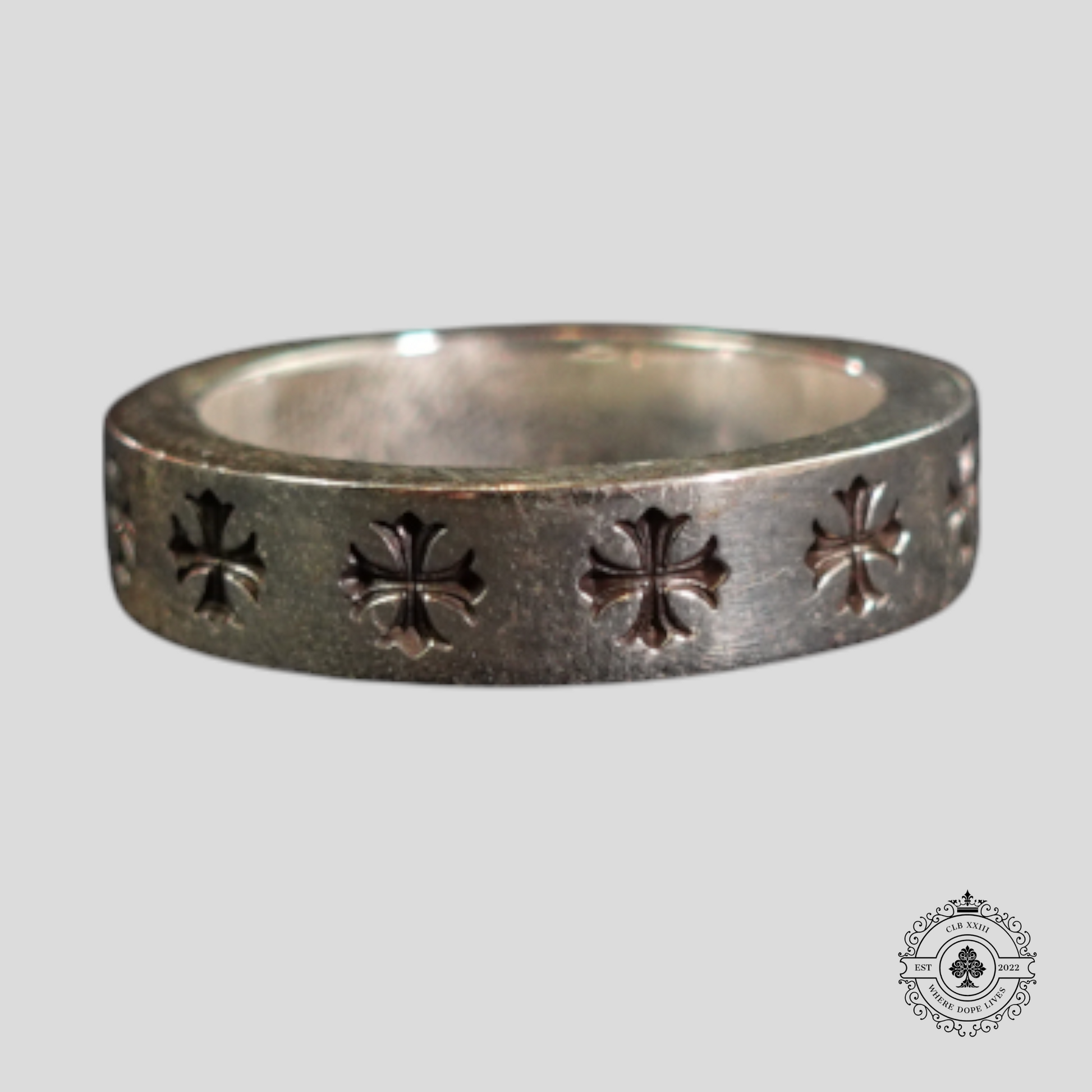 Chrome Hearts CH Forever Ring in Silver