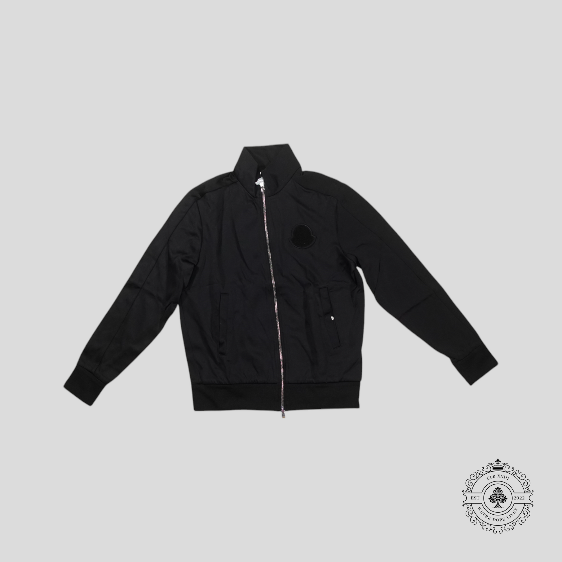 Moncler Maglia Zip Up Cardigan in Black