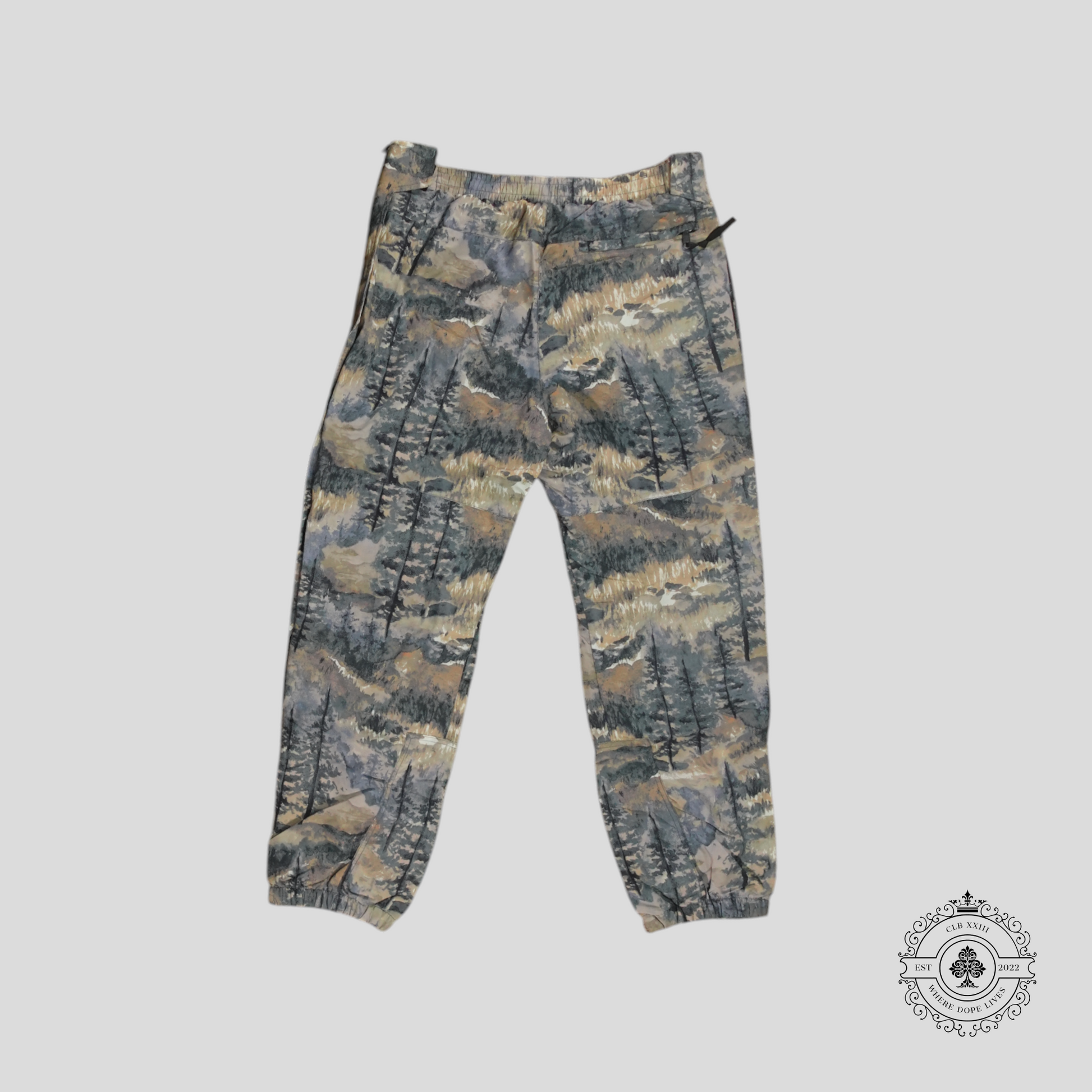 Gucci X The North Face Forest Print Nylon Casual Pants