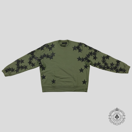 Amiri Chemist Crewneck in Green