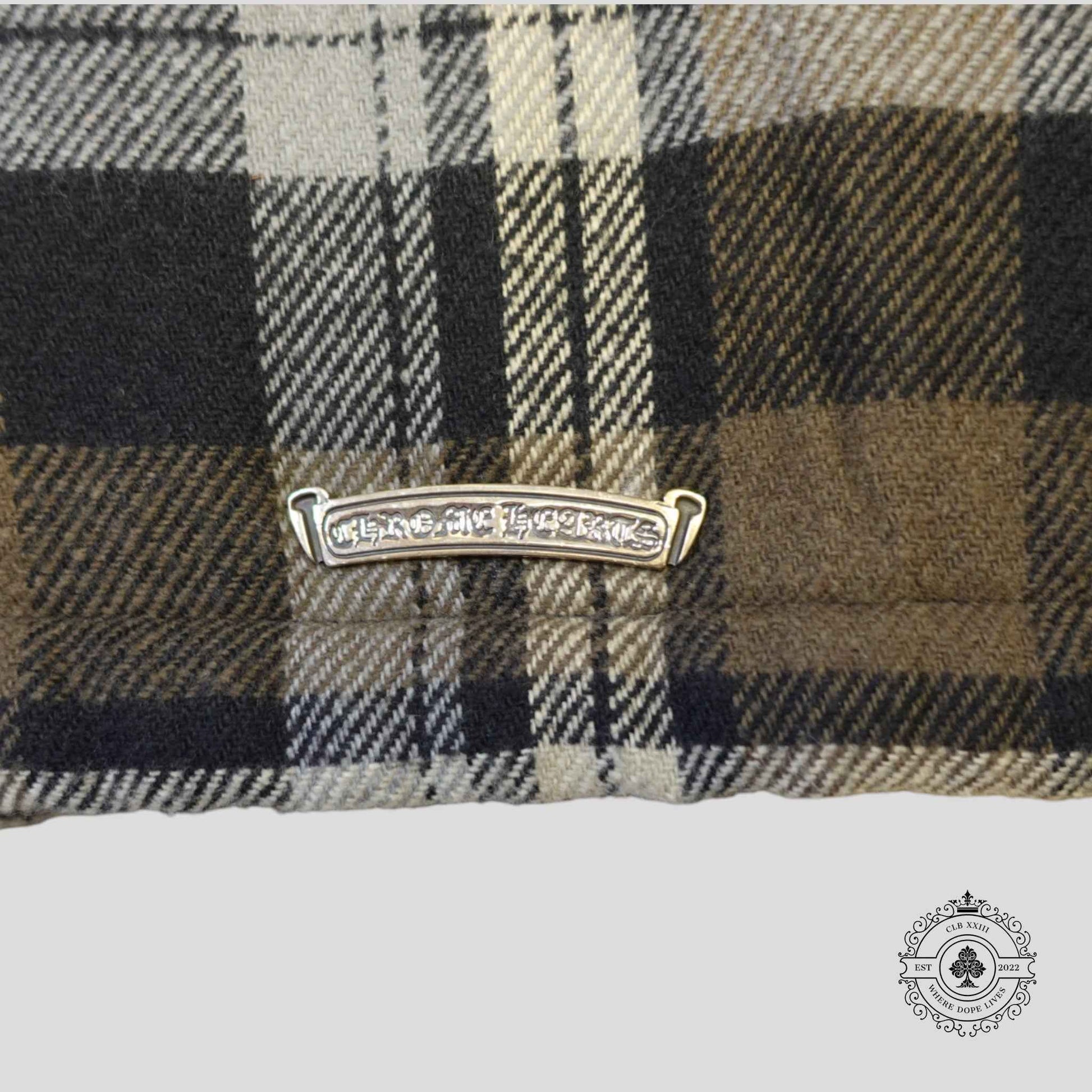 Chrome Hearts Fur Lined Flannel Shirt