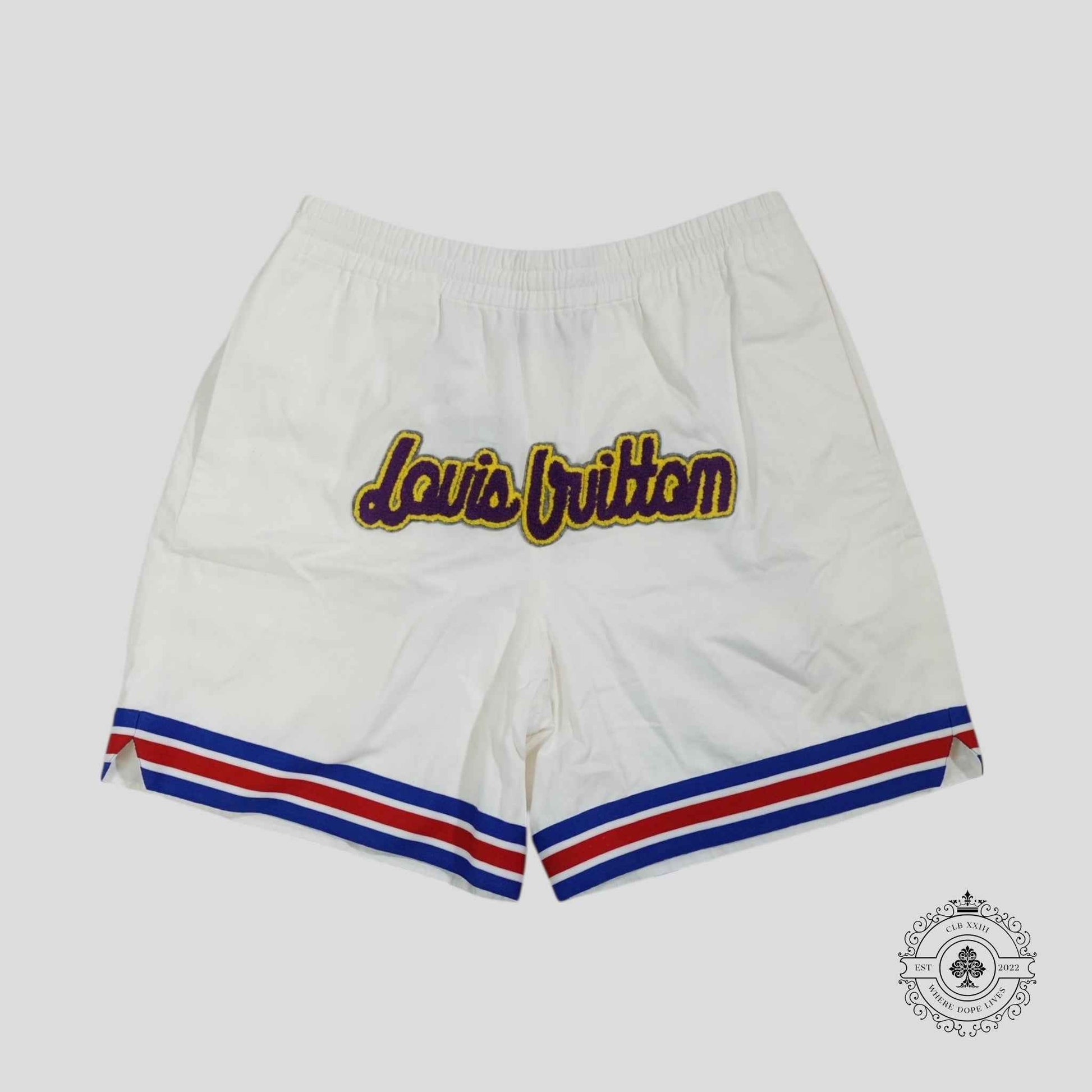 Louis Vuitton X NBA Basketball Shorts in White