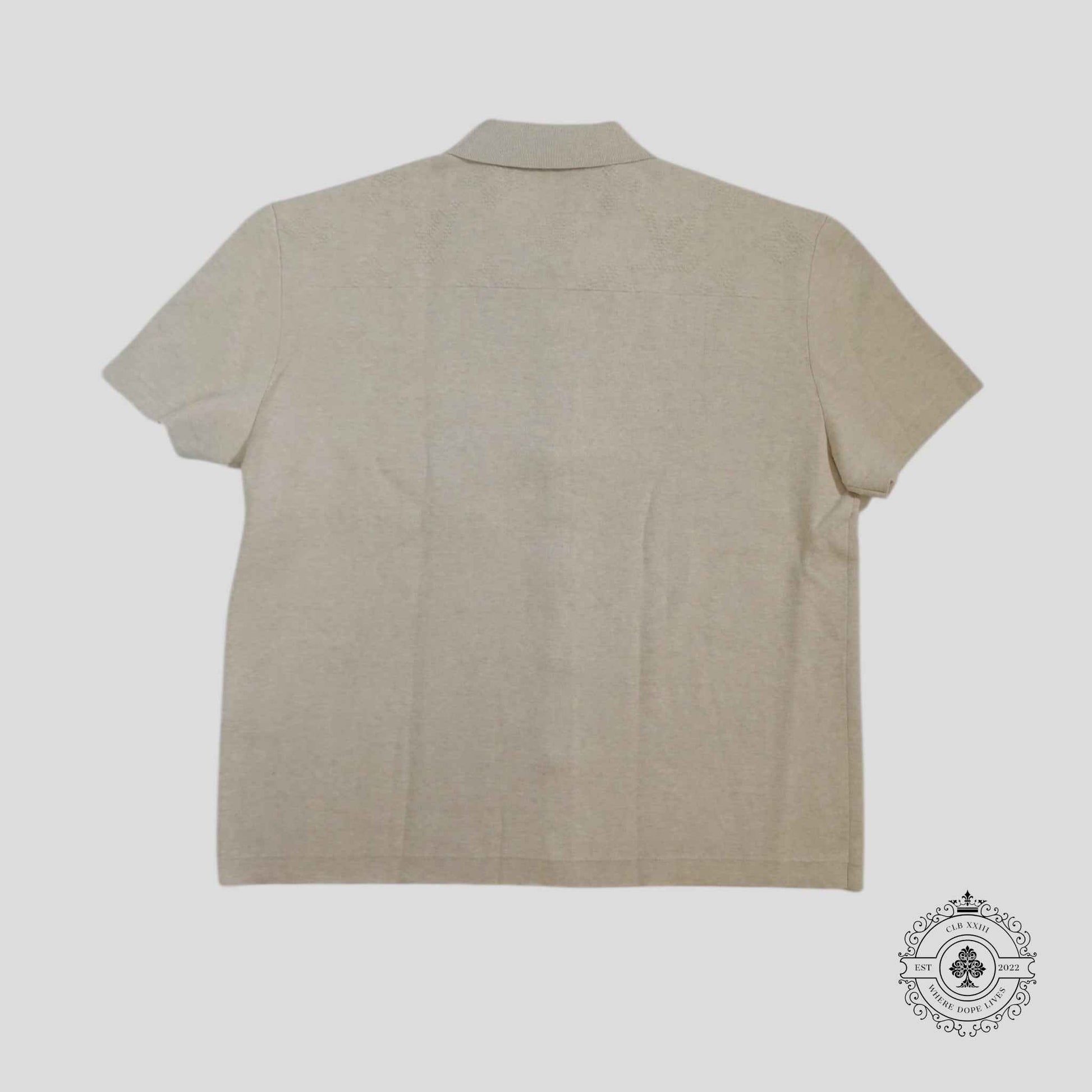 Louis Vuitton Safari Monogram Knit Shirt in Khaki