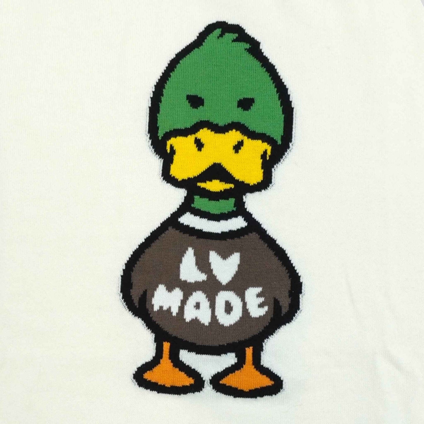 Louis Vuitton X Nigo Duck Short Sleeve Crewneck in Cream