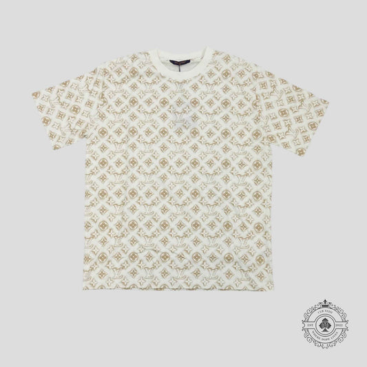 Louis Vuitton Monogram Sand Tee in White/Beige
