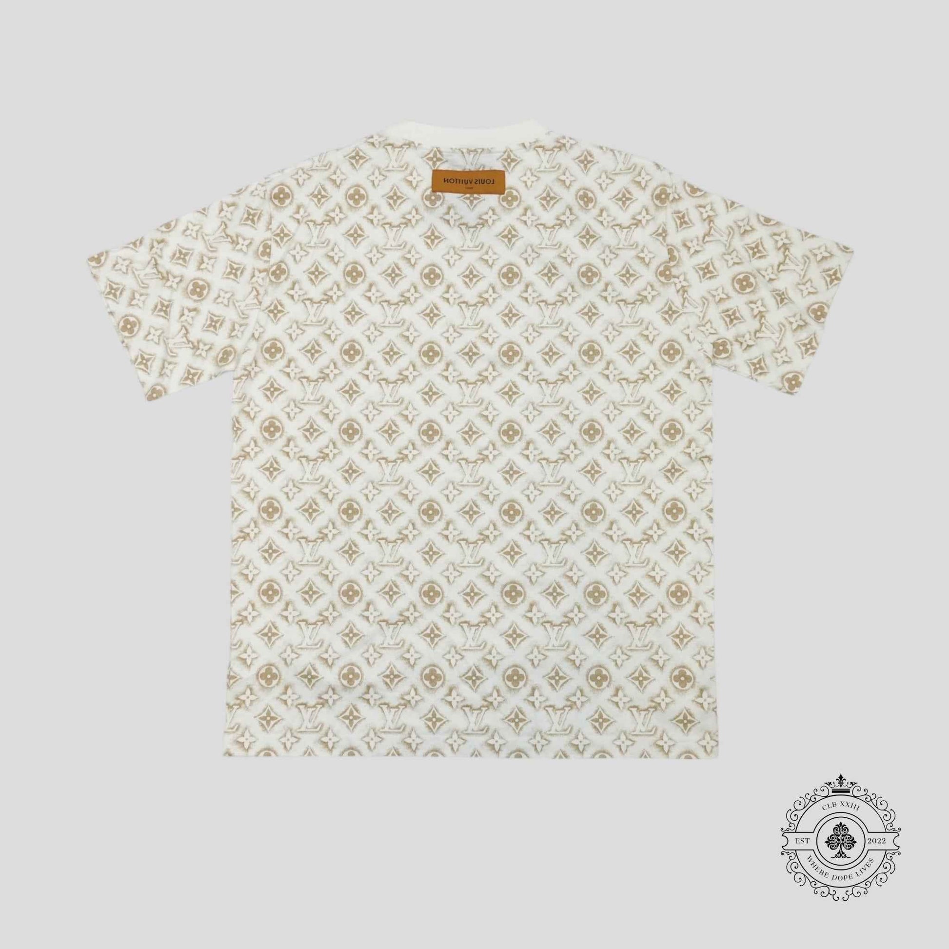Louis Vuitton Monogram Sand Tee in White/Beige