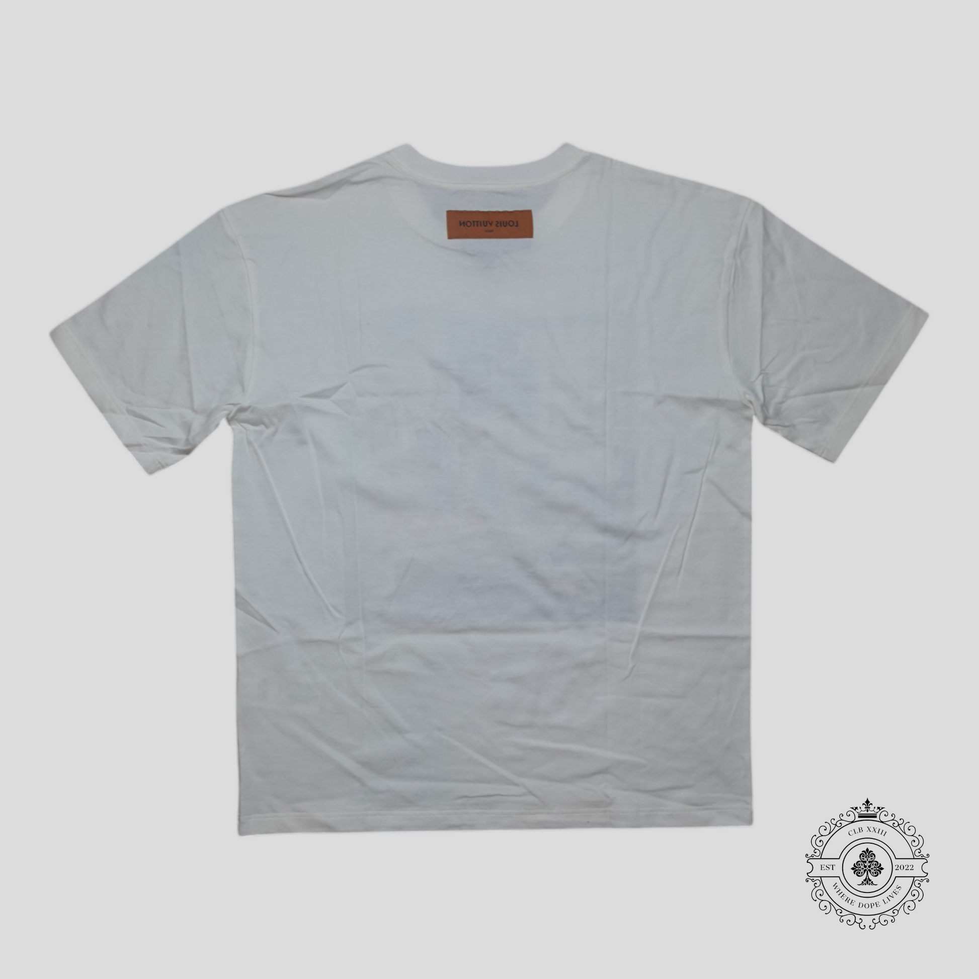 Louis Vuitton Teen Bedroom Printed T-Shirt in White/Multicolor