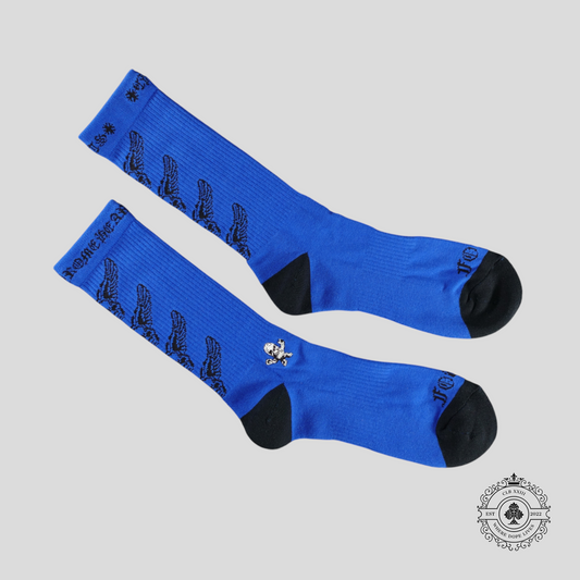 Chrome Hearts Foti Socks in Blue