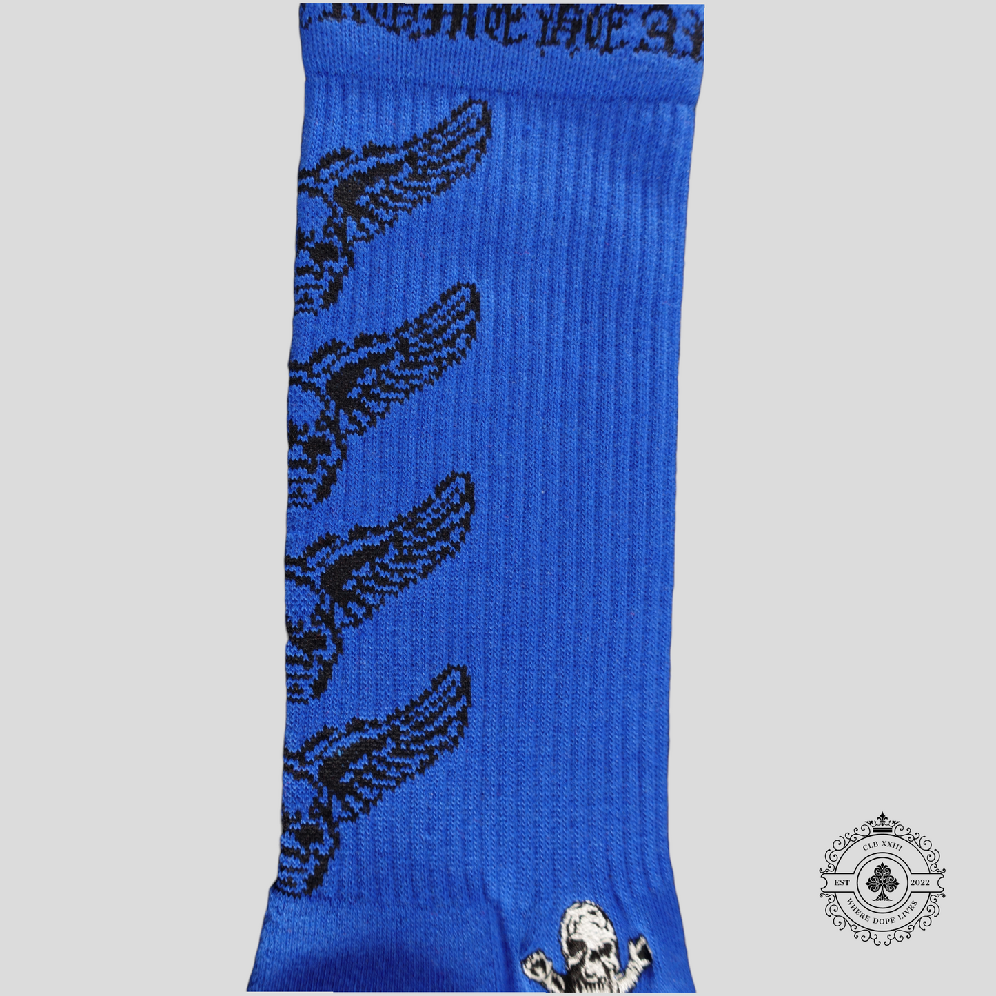 Chrome Hearts Foti Socks in Blue