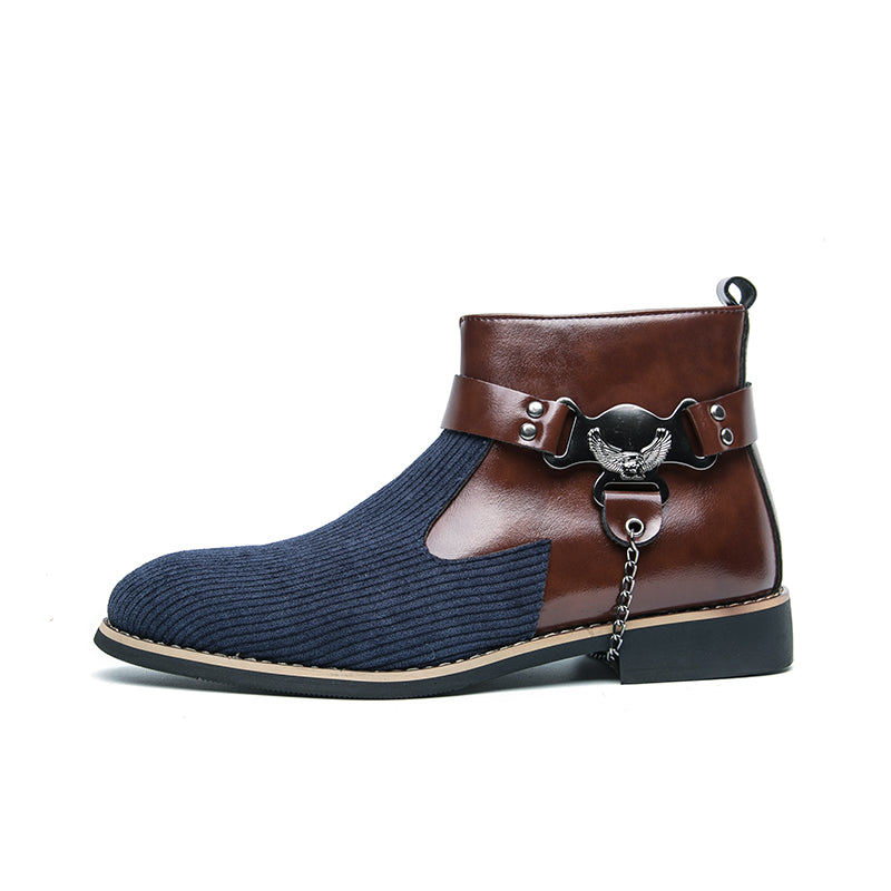 MLB LTHR-06 Ankle Boots - Luxuryurbanwear