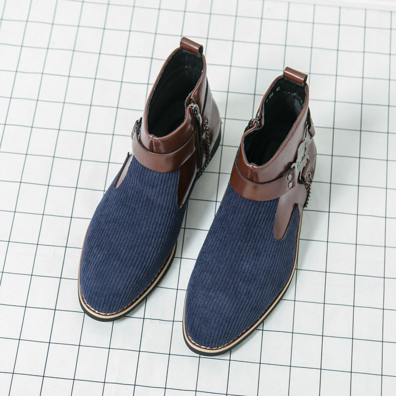 MLB LTHR-06 Ankle Boots - Luxuryurbanwear