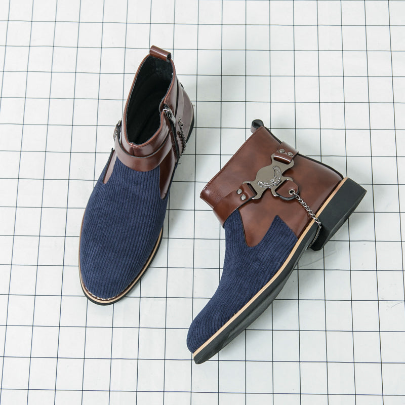 MLB LTHR-06 Ankle Boots - Luxuryurbanwear