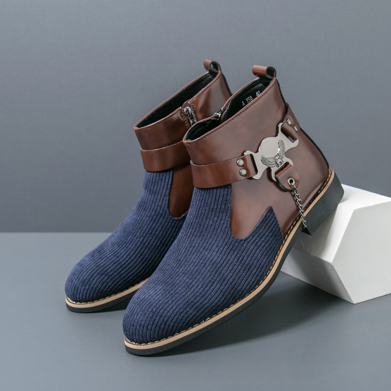 MLB LTHR-06 Ankle Boots - Luxuryurbanwear