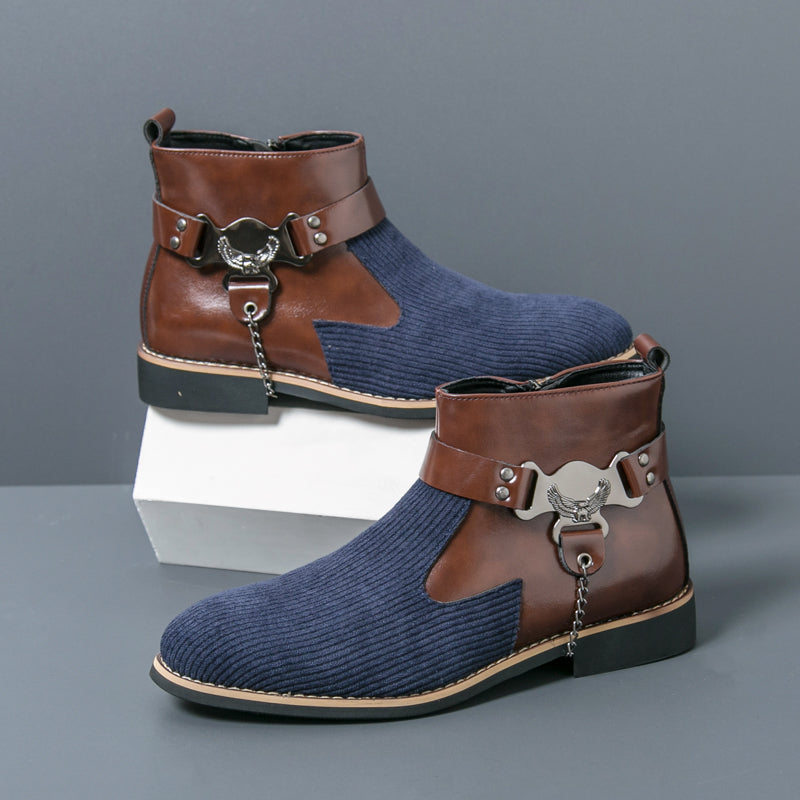 MLB LTHR-06 Ankle Boots - Luxuryurbanwear