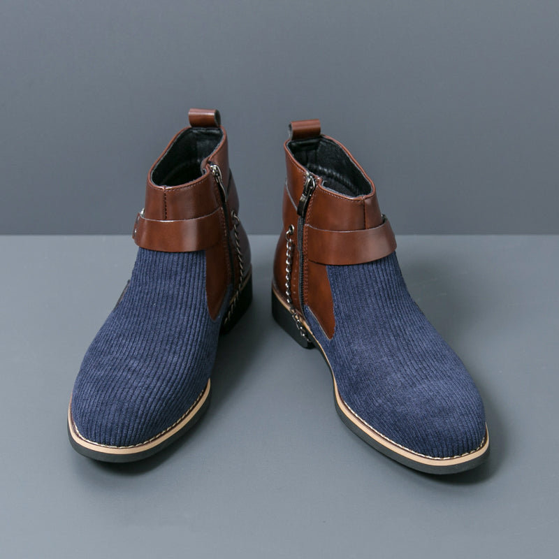 MLB LTHR-06 Ankle Boots - Luxuryurbanwear