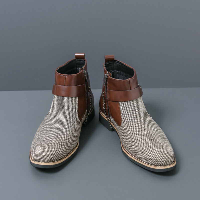 MLB LTHR-06 Ankle Boots - Luxuryurbanwear