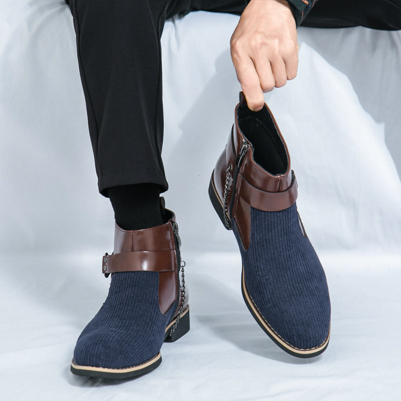 MLB LTHR-06 Ankle Boots - Luxuryurbanwear
