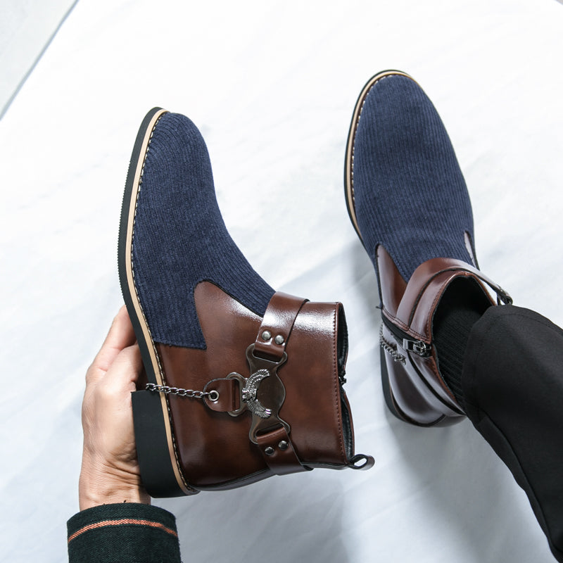MLB LTHR-06 Ankle Boots - Luxuryurbanwear