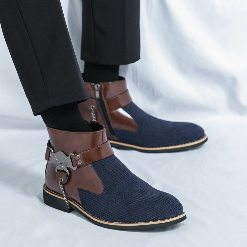 MLB LTHR-06 Ankle Boots - Luxuryurbanwear