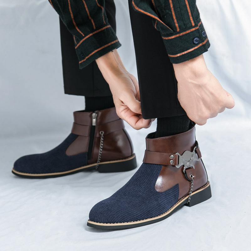 MLB LTHR-06 Ankle Boots - Luxuryurbanwear