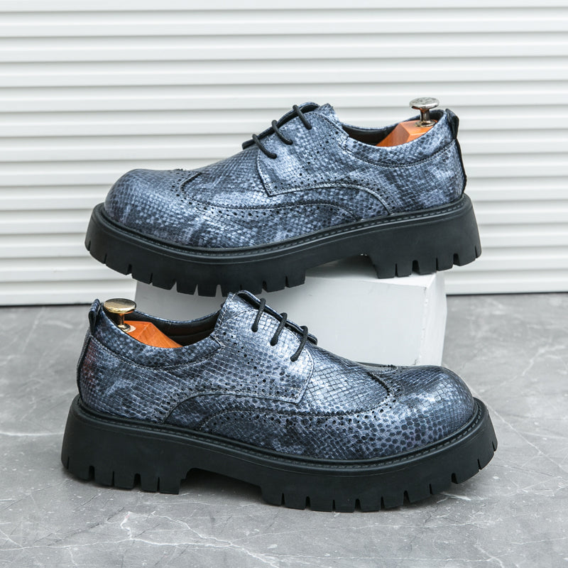 MLB LTHR-07 Oxford Derby Boots - Luxuryurbanwear