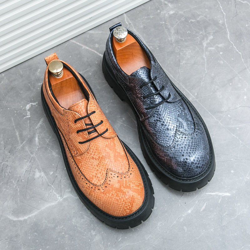 MLB LTHR-07 Oxford Derby Boots - Luxuryurbanwear