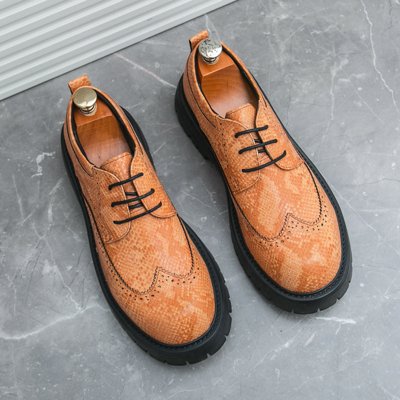 MLB LTHR-07 Oxford Derby Boots - Luxuryurbanwear