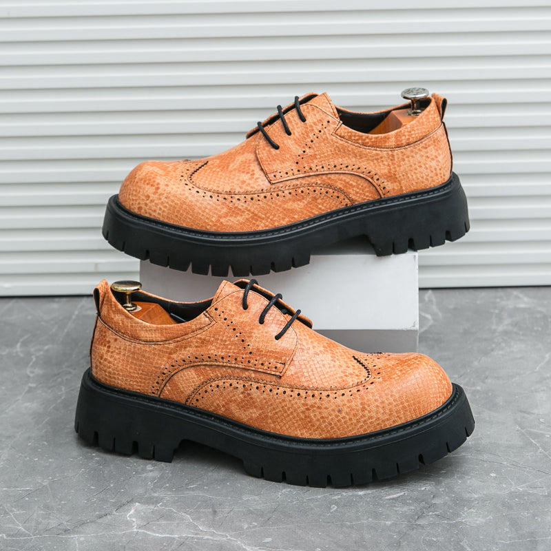 MLB LTHR-07 Oxford Derby Boots - Luxuryurbanwear