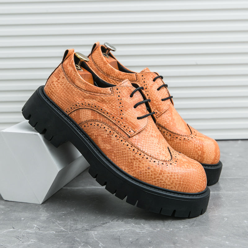 MLB LTHR-07 Oxford Derby Boots - Luxuryurbanwear