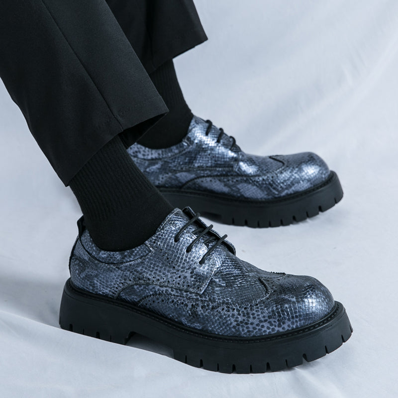 MLB LTHR-07 Oxford Derby Boots - Luxuryurbanwear