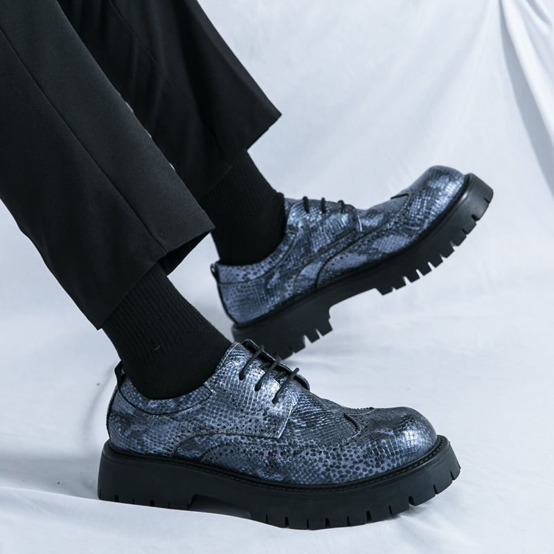 MLB LTHR-07 Oxford Derby Boots - Luxuryurbanwear