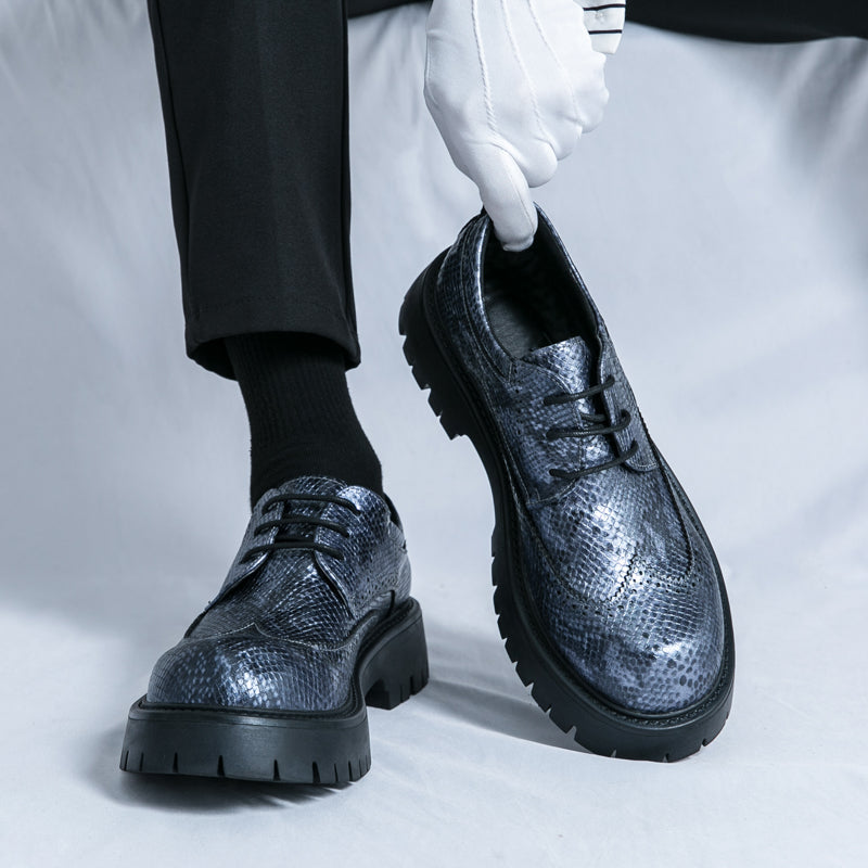 MLB LTHR-07 Oxford Derby Boots - Luxuryurbanwear