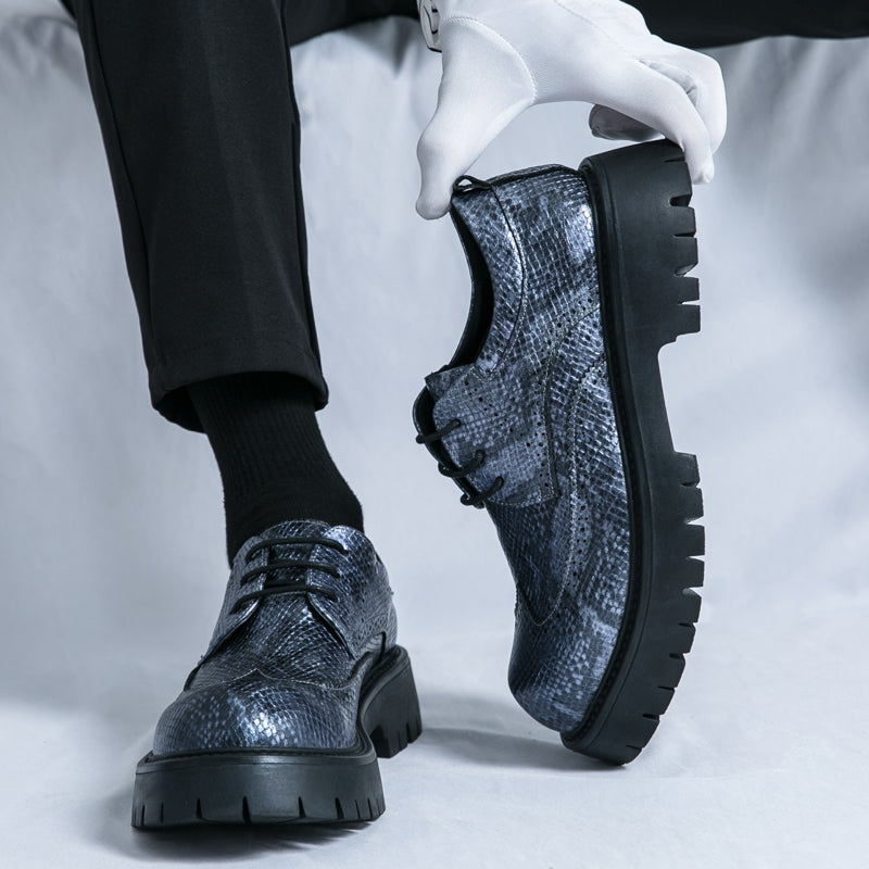 MLB LTHR-07 Oxford Derby Boots - Luxuryurbanwear
