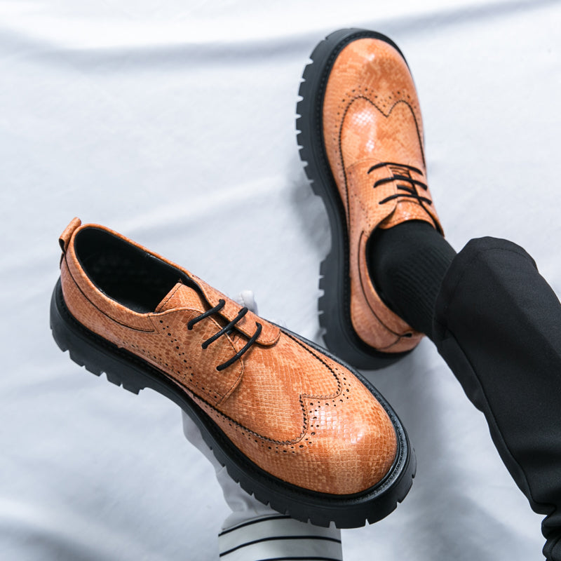 MLB LTHR-07 Oxford Derby Boots - Luxuryurbanwear