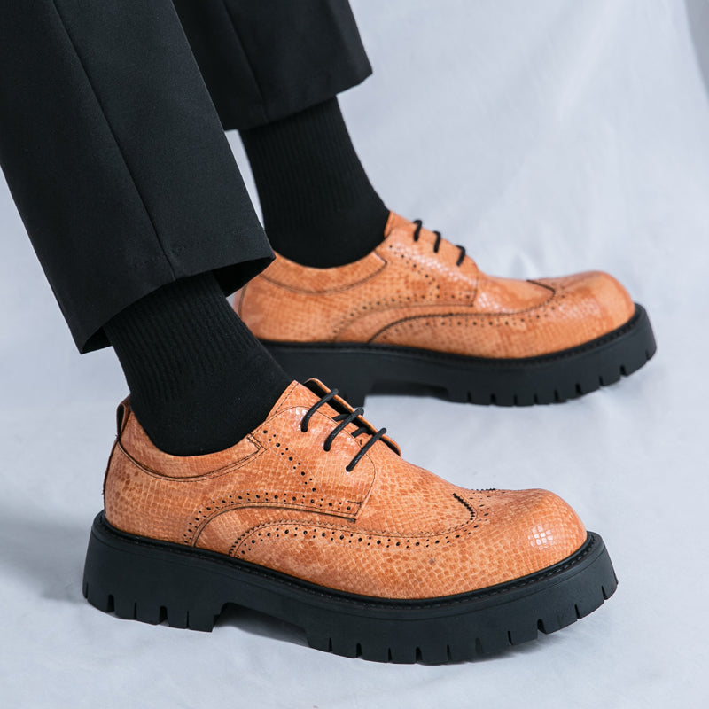 MLB LTHR-07 Oxford Derby Boots - Luxuryurbanwear