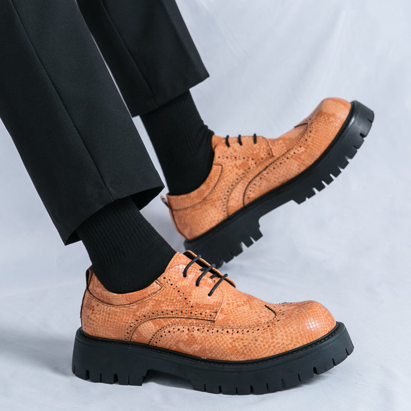 MLB LTHR-07 Oxford Derby Boots - Luxuryurbanwear
