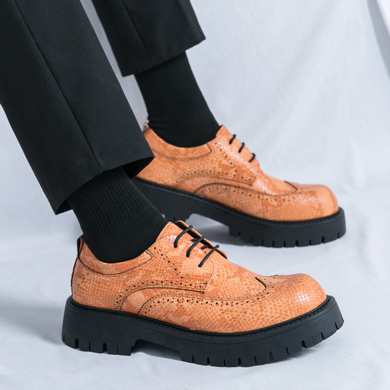 MLB LTHR-07 Oxford Derby Boots - Luxuryurbanwear