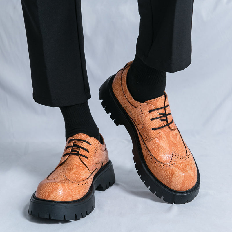 MLB LTHR-07 Oxford Derby Boots - Luxuryurbanwear