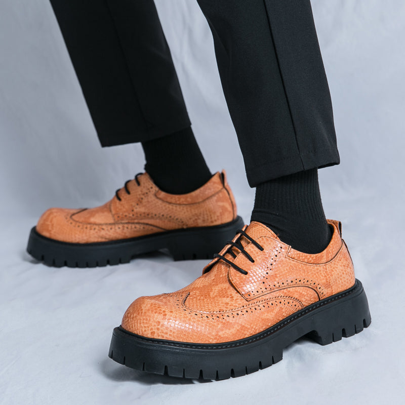 MLB LTHR-07 Oxford Derby Boots - Luxuryurbanwear