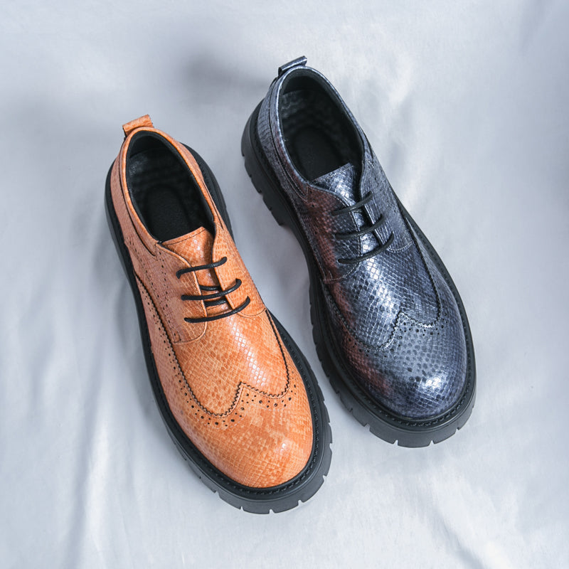 MLB LTHR-07 Oxford Derby Boots - Luxuryurbanwear