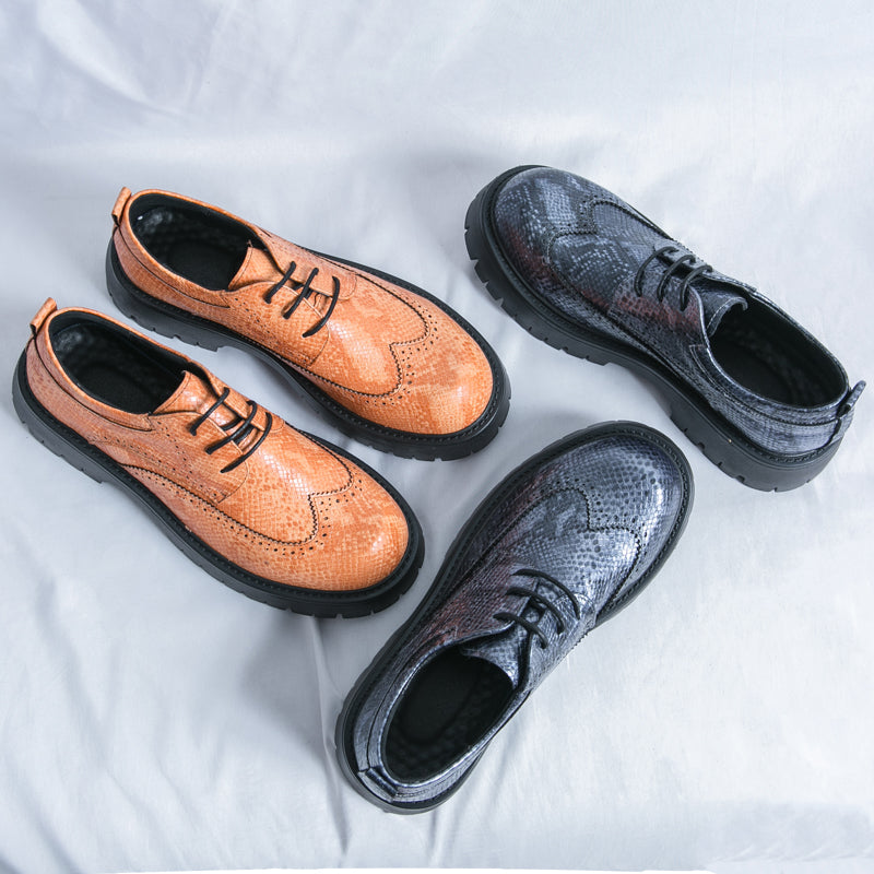 MLB LTHR-07 Oxford Derby Boots - Luxuryurbanwear