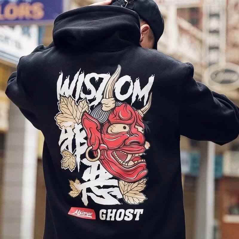 Demon Hoodie Japanese Oni hoodie