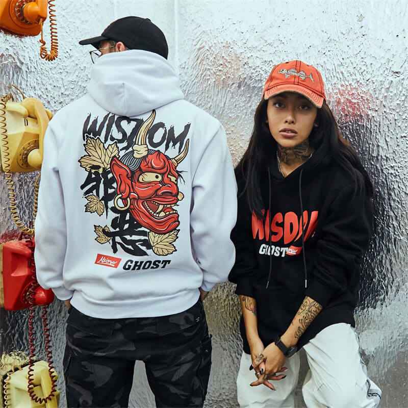 Demon Hoodie Japanese Oni hoodie