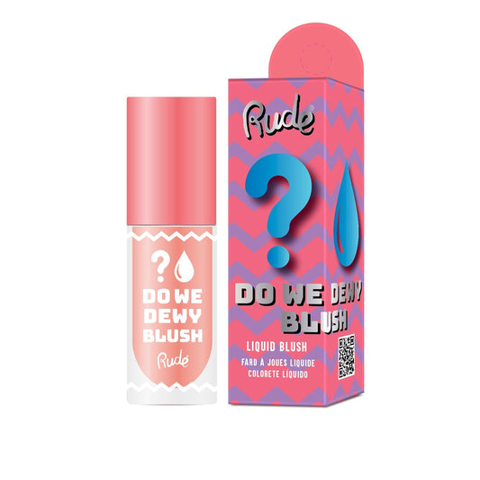 RUDE Do We Dewy Liquid Blush - Peachy Pink