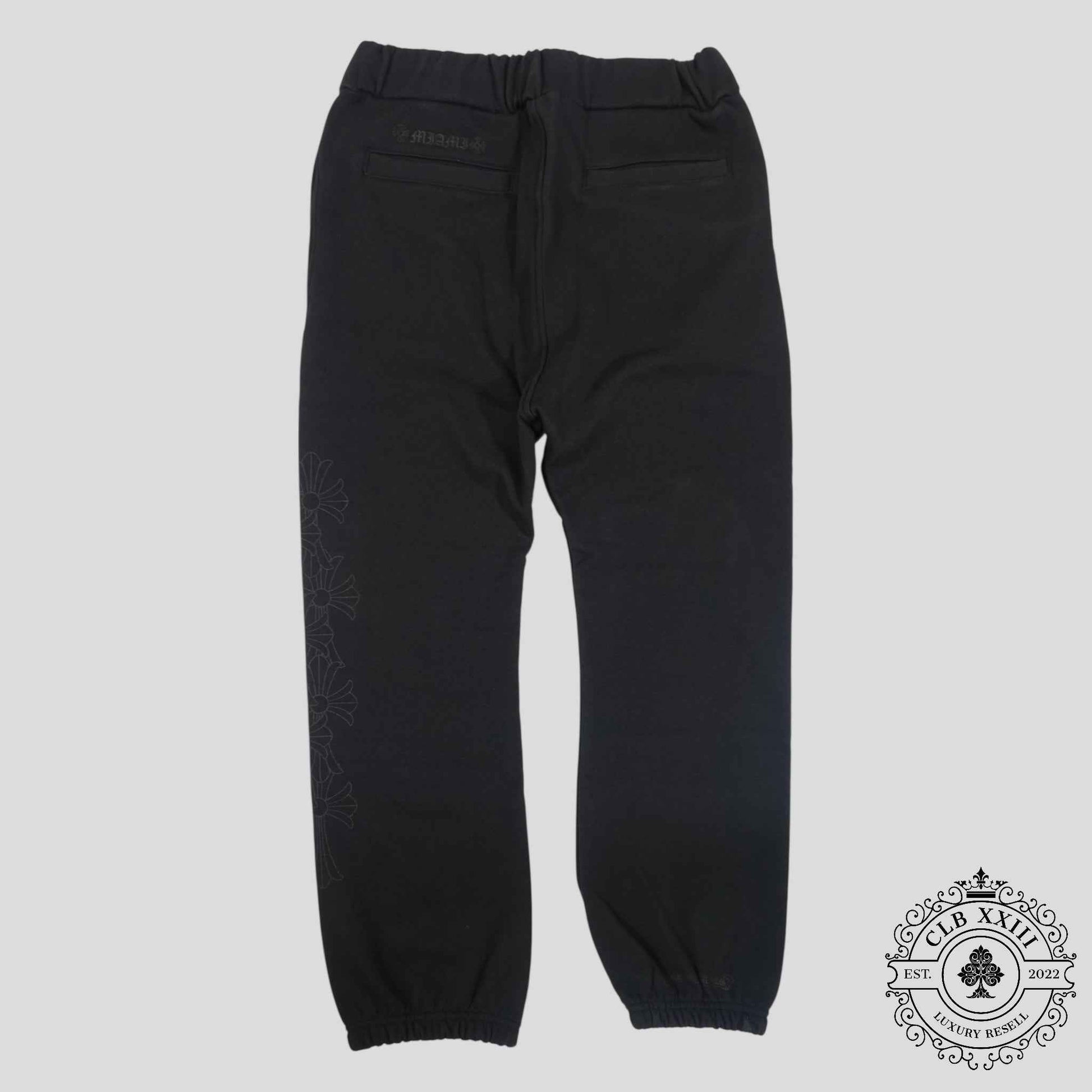 Chrome Hearts Triple Black Miami Exclusive Sweatpants